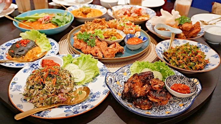 Traditional Nyonya dishes at Auntie Gaik Lean's Old School Eatery on Lebuh Bishop, Penang