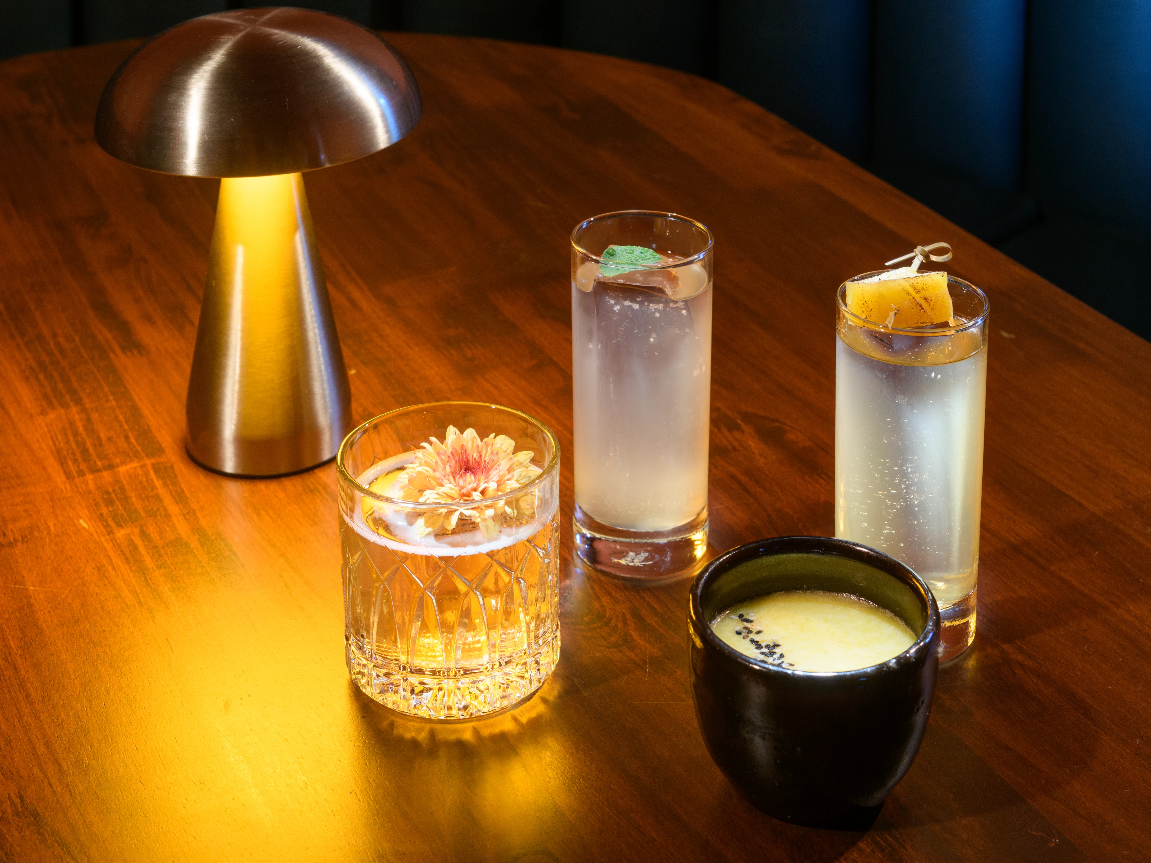 Craft cocktails at Backdoor Bodega speakeasy bar in George Town, Penang