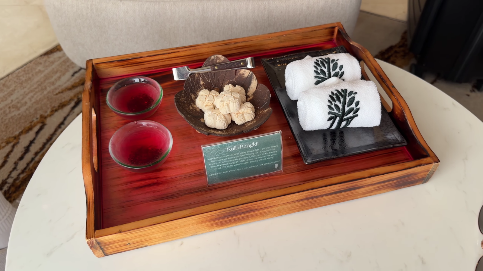 Drinks at Vertigo at Banyan Tree