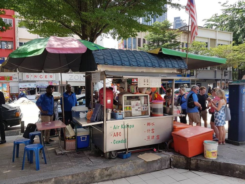 Cendol stalls