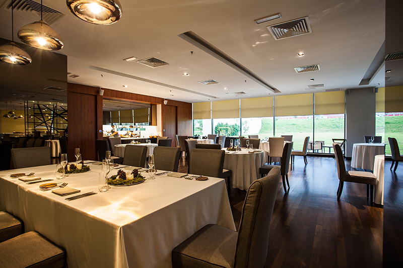 Tasting menu course at Dewakan, two-Michelin-starred restaurant on Level 48 of Naza Tower in Kuala Lumpur