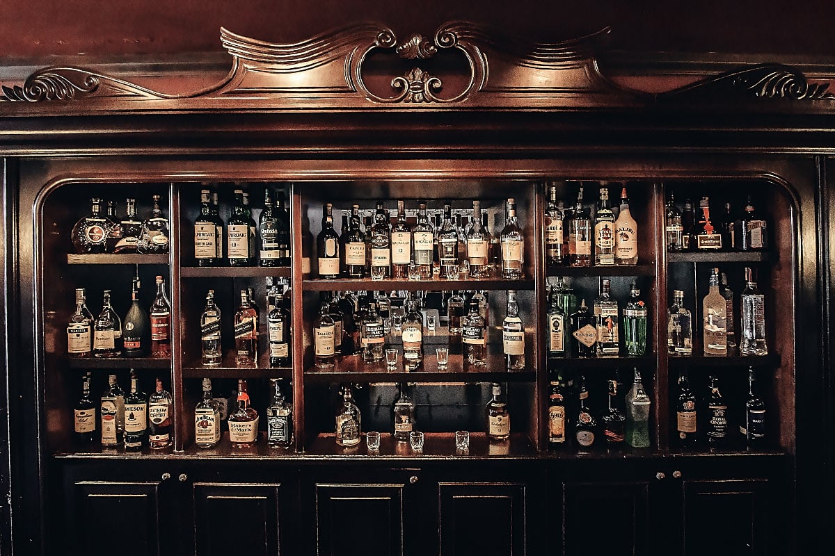 Farquhar's Bar at E&O Hotel detail