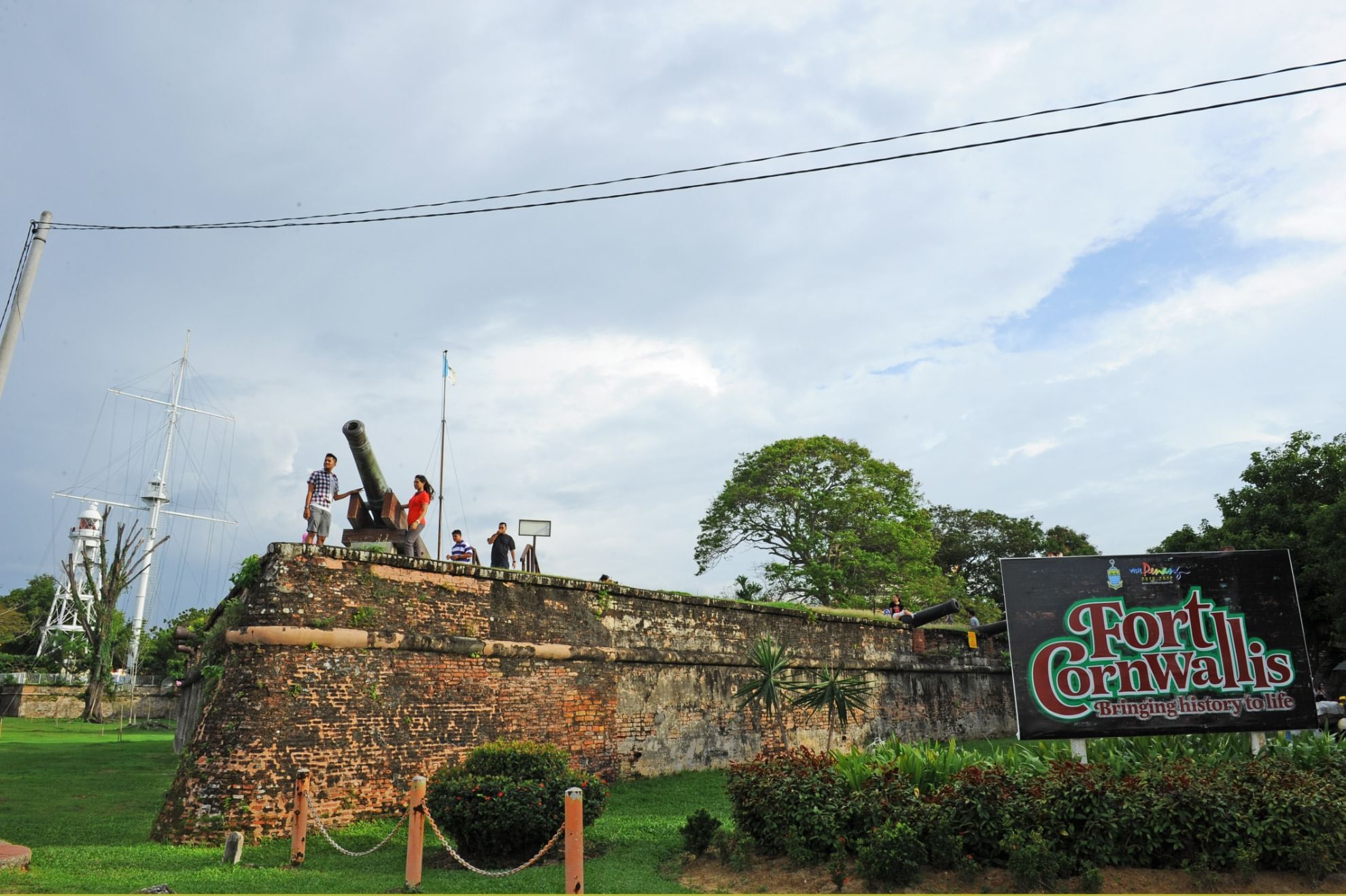 Fort Cornwallis detail