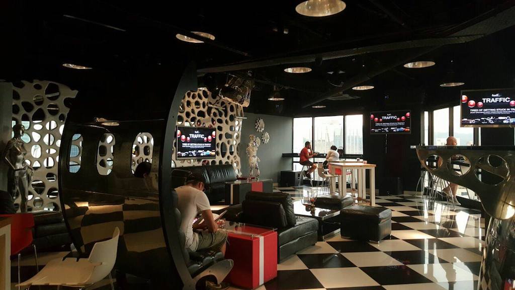 Drinks at Heli Lounge Bar