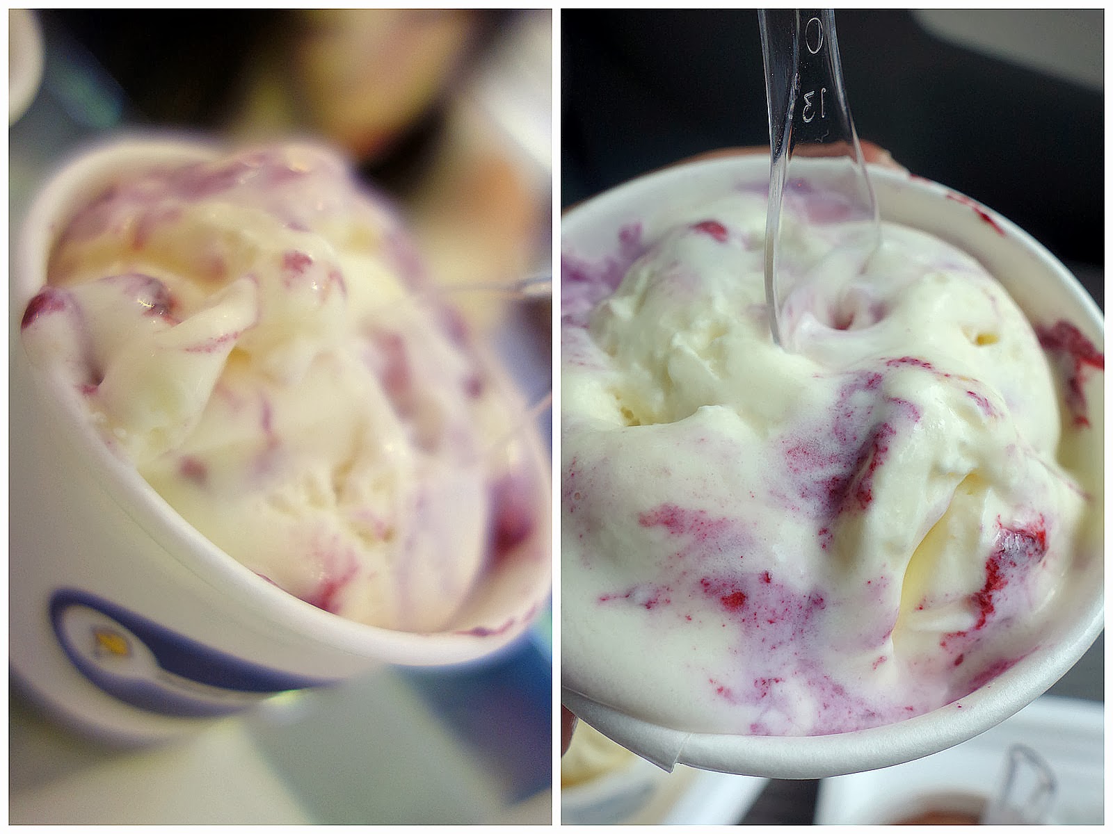 Menu at Inside Scoop