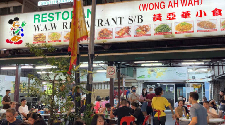 Menu at Jalan Alor