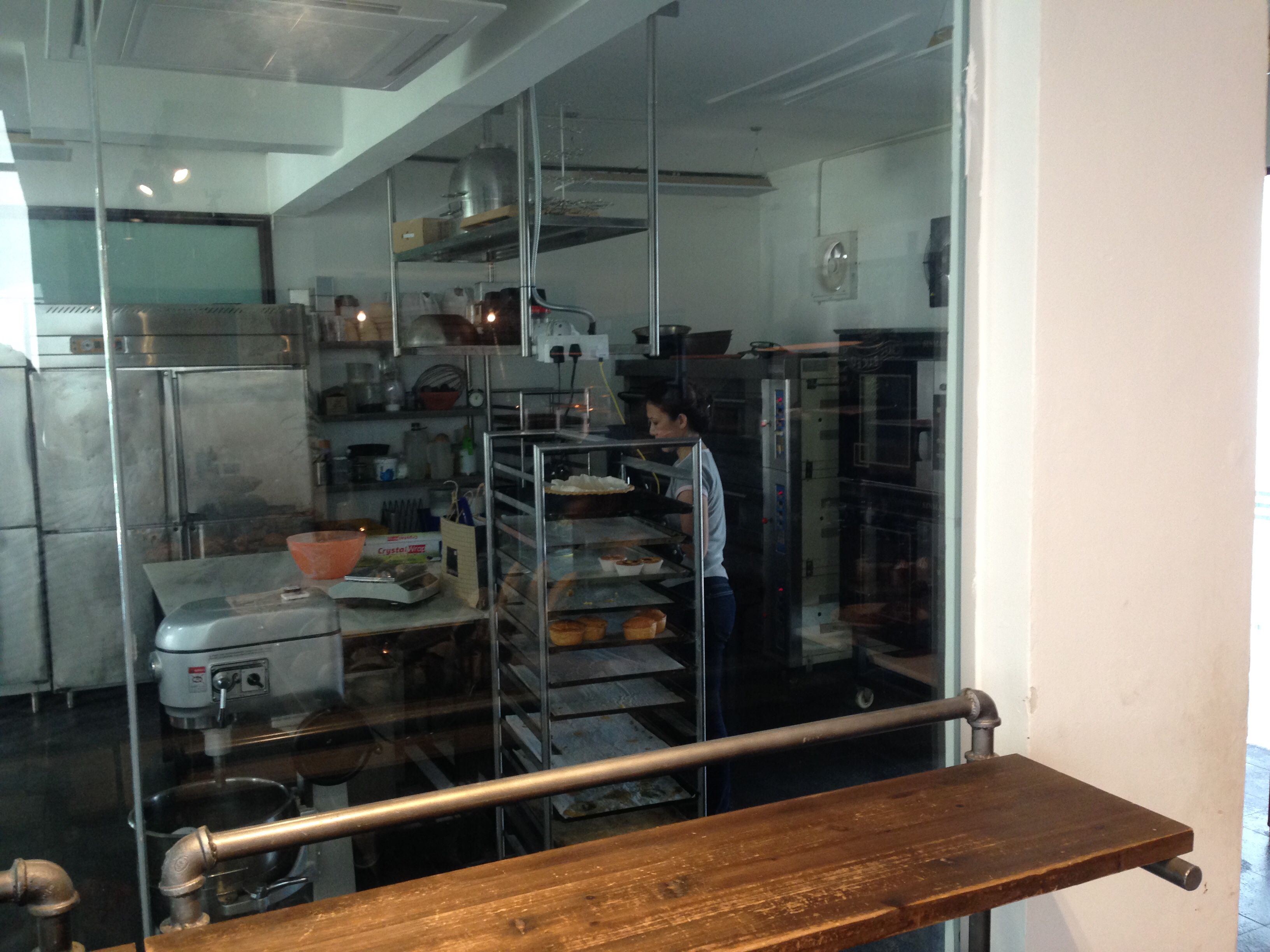 Peach strudel and croissants at Kenny Hills Bakers Penang