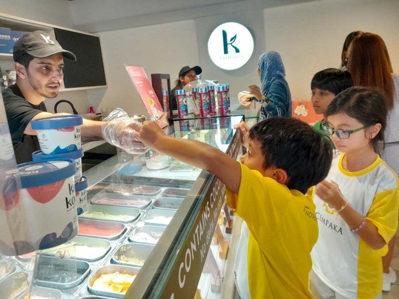 Menu at Kind Kones