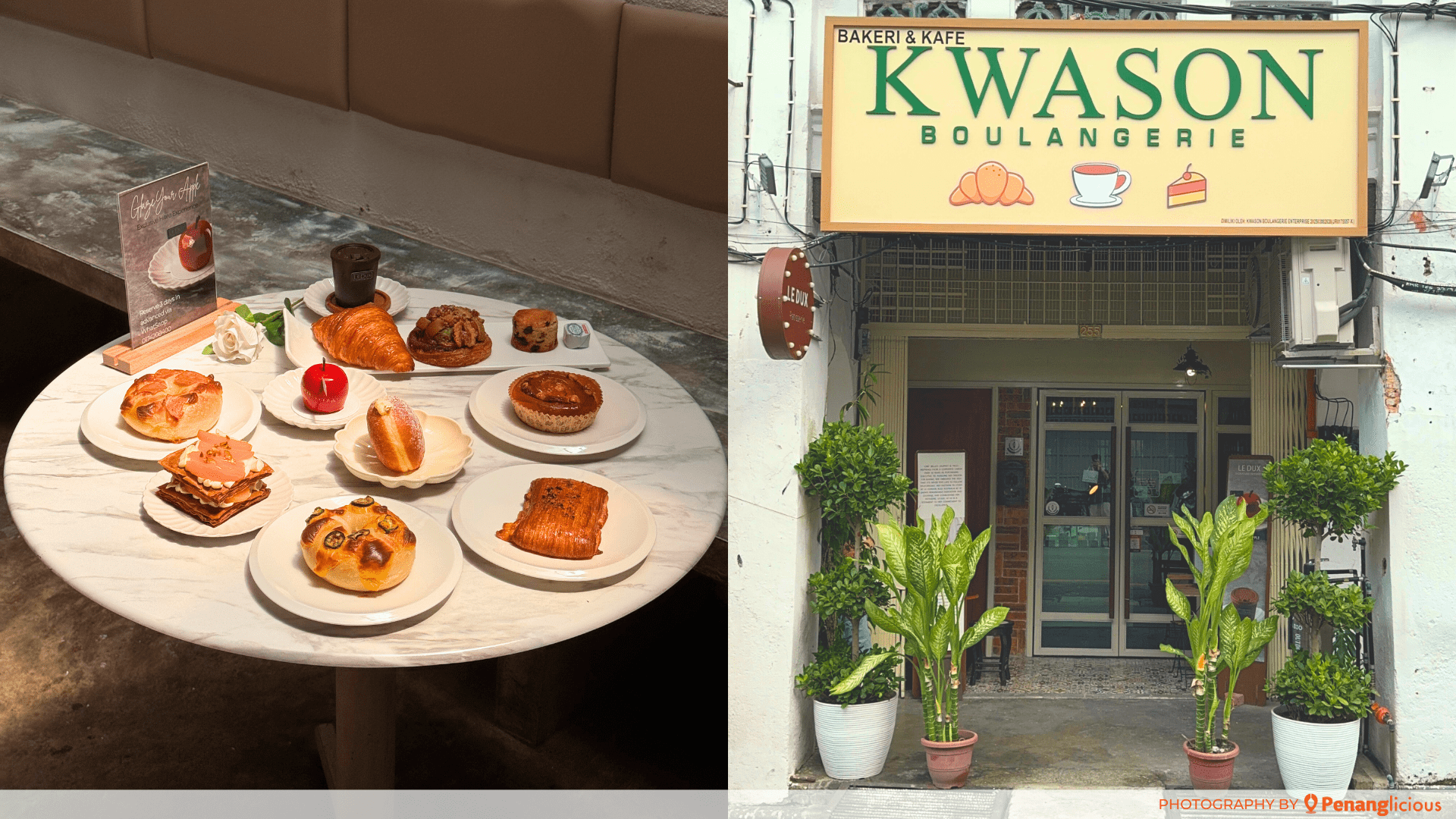Croissants and French bakes at Kwason Boulangerie on Lebuh Pantai, George Town