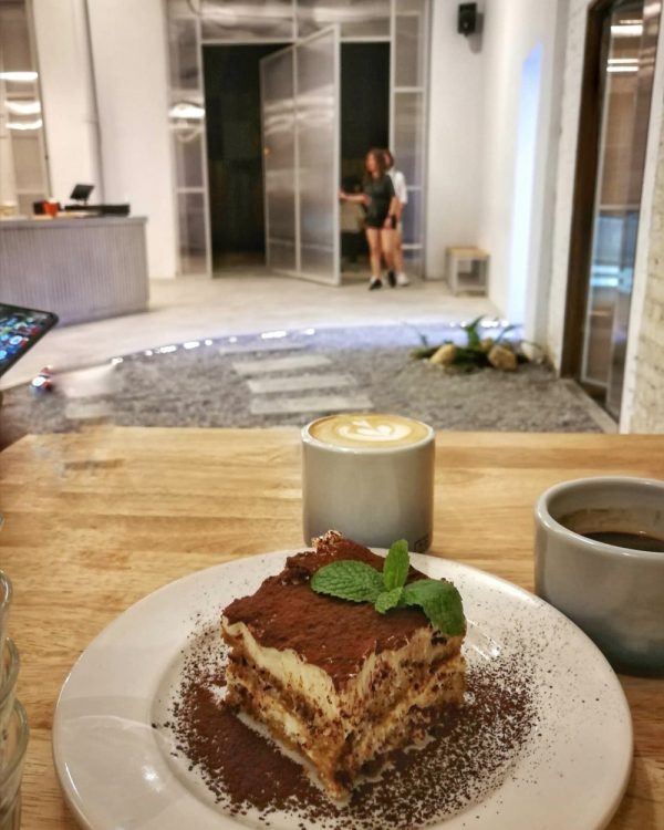 Pour-over coffee station at Norm Micro Roastery in George Town