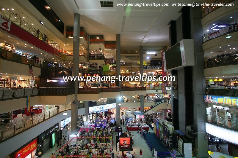 Inside at Prangin Mall Souvenir Shops