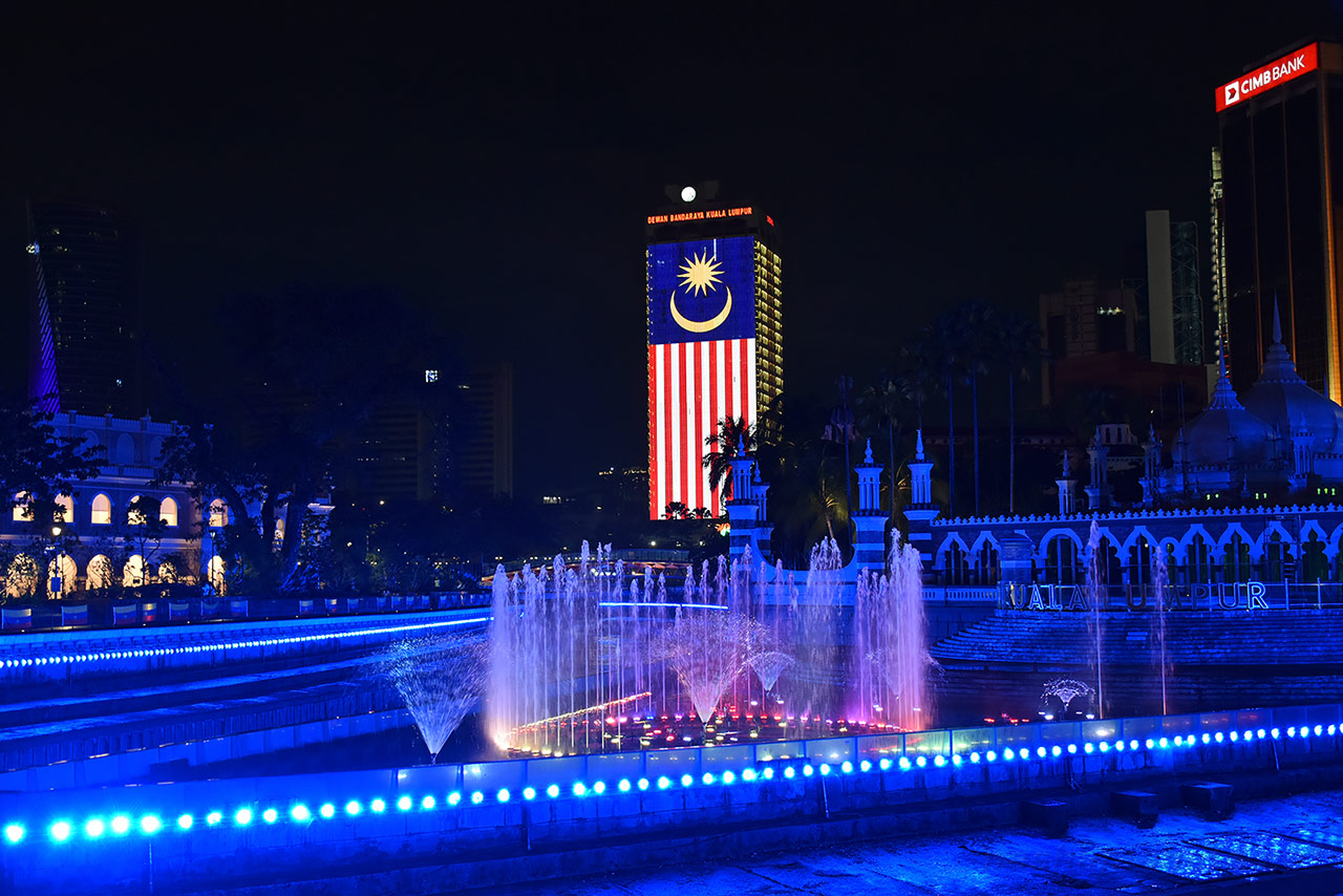 View at River of Life at Masjid Jamek