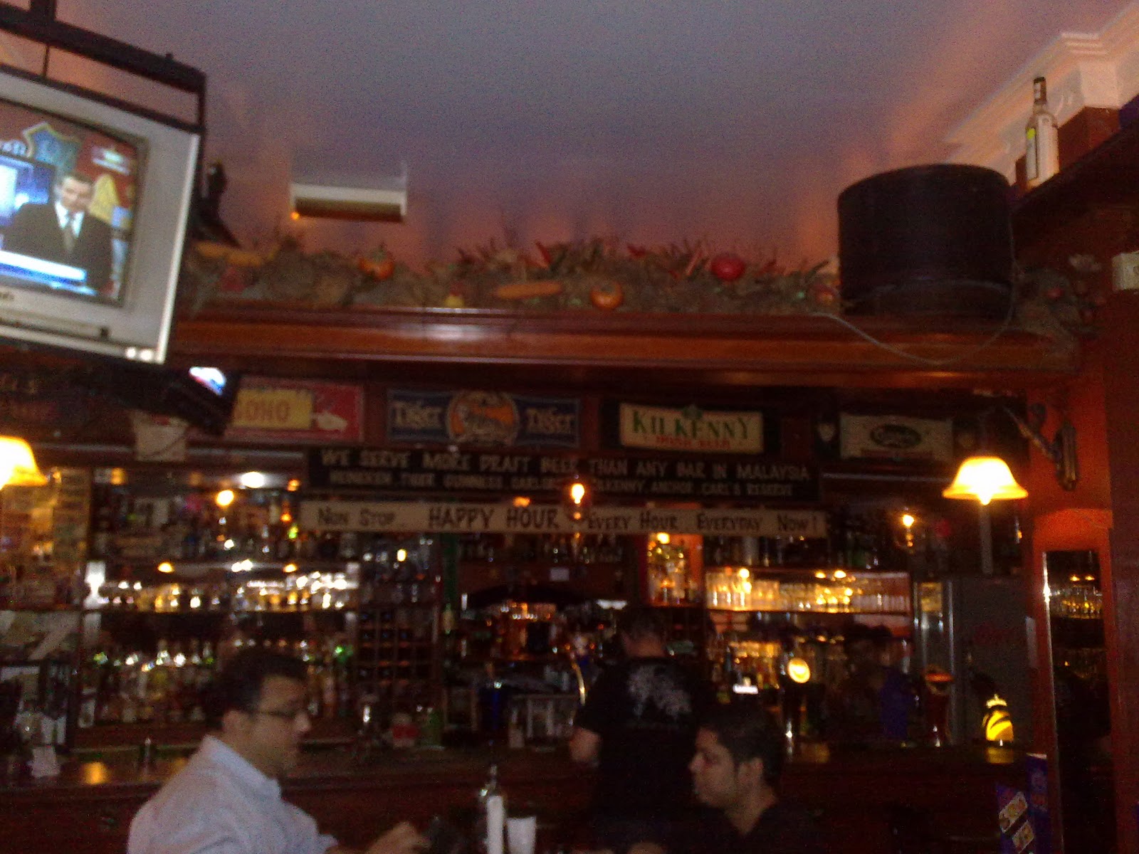 Pub-style interior with live music at Soho Free House on Upper Penang Road, Penang