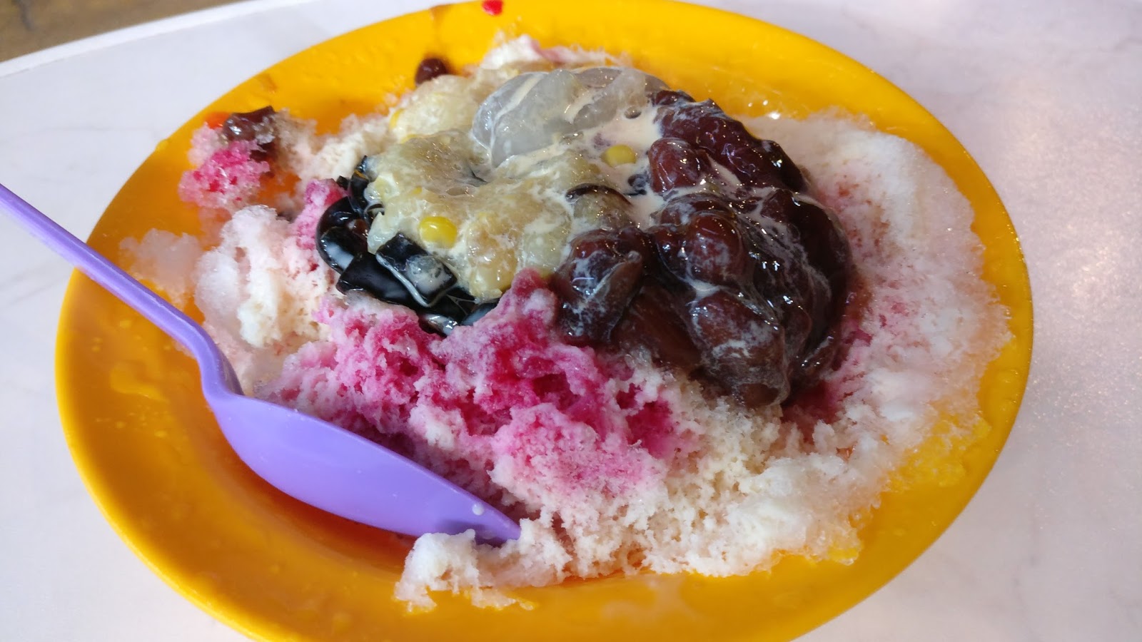 Menu at Swatow Lane Ice Kacang
