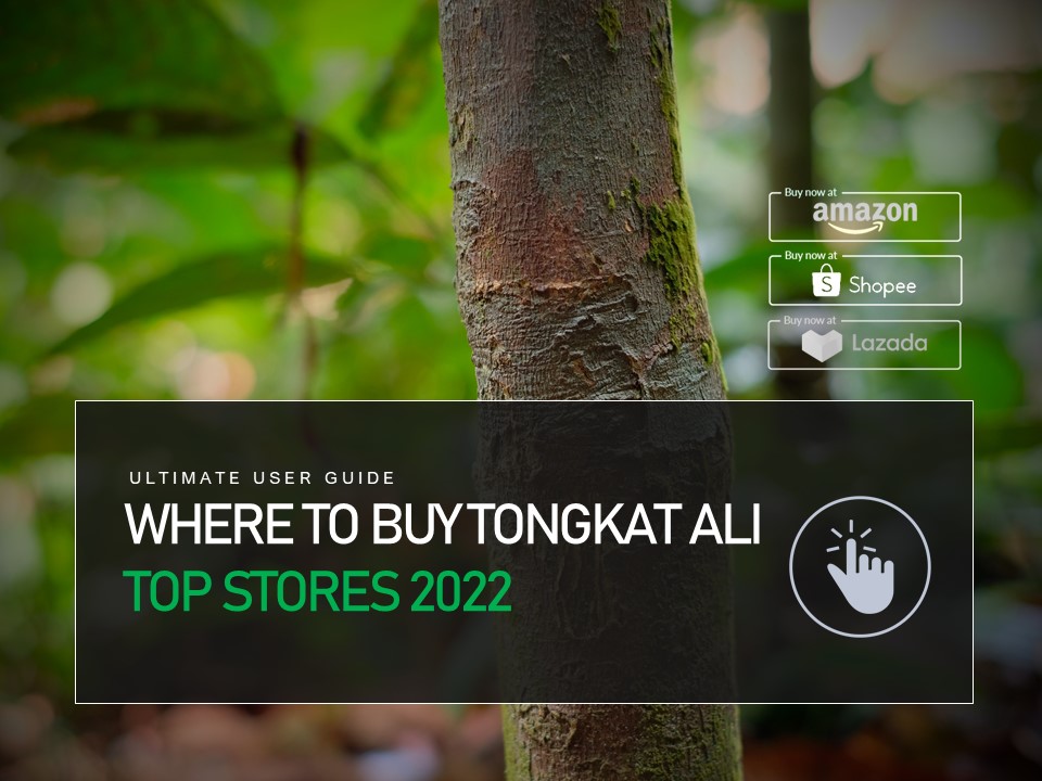 Tongkat Ali herbal supplement products in capsule and powder form