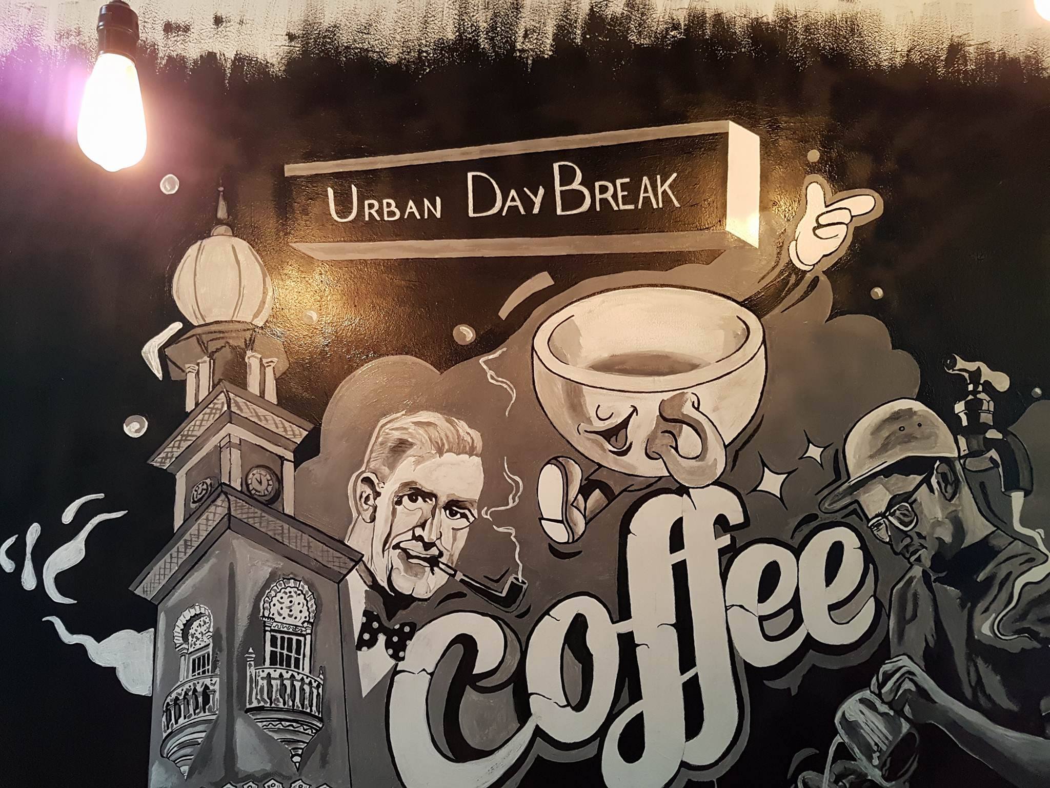 Brunch plate with eggs and sourdough at Urban Daybreak cafe in Penang